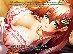 i love watching kyousei shihai sarasa's big tits in this hentai scene