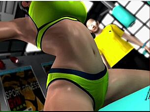 Sexy Trainer Shoko Sugimoto Squirts Cum in Gym Outfit