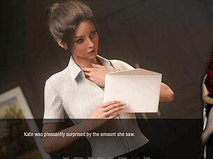 why does kate 28 flash her big tits in secretary roleplay?