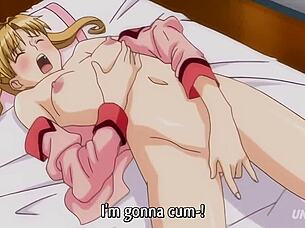 Whoa! Hentai creampie floods same pussy 100 times!