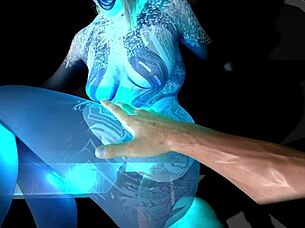 cortana enjoys the scene in this 3d hentai uncensored sfm animation