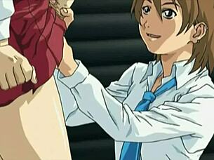 Futanari Student Caught Fucking At The College - Hentai Uncensored