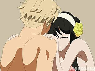 Yor Forger, are you ready for that big cock blowjob and hard sex orgasm with your ass?