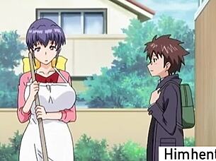 Have you seen my stepmom's huge tits in this uncensored hentai?