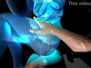 cortana enjoys the scene in this 3d hentai uncensored sfm animation