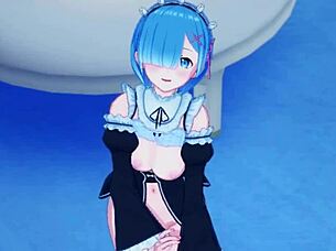 Innocent Rem Turns Into A Very Naughty Maid In Re Zero Hentai?