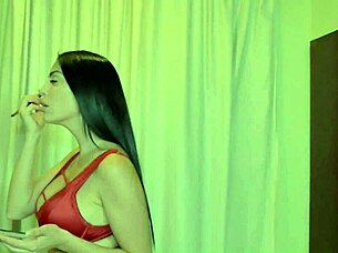 horny brunette moans with pleasure while getting rimjob and fucked hard after deepthroat