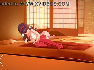 미타 여러 자세 섹스 펠라 받는 애니 헨타이 최고!