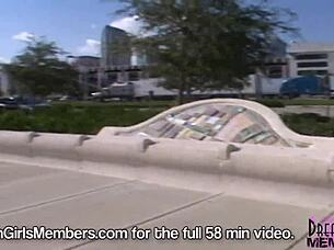 Local College Freshman Flashes Pierced Nipples