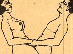 vintage drawings explore erotic alphabet