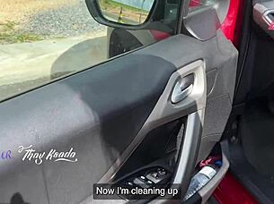 we fucked in the street and he creampied me