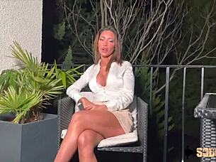 Big titted milf indulges in shower play with toys and dildo