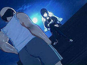 Yelan engages in intense anime hentai battles and adventures