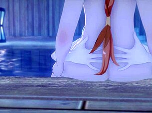 jean with hair down gets kissed in genshin impact story