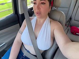 nos van a ver uber reacciona cuando le enseño mi culo