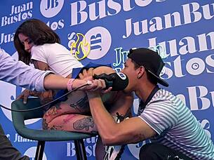 Blaze Rager enjoys hard anal with huge cock Juan Bustos