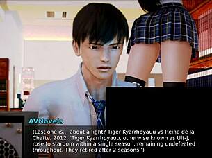 in academy 177, this brunette anime girl gets her big tits fucked in college