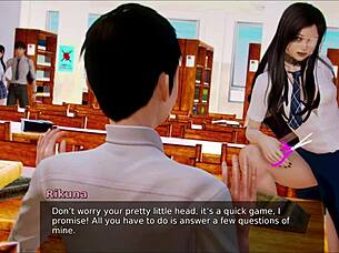 in academy 177, this brunette anime girl gets her big tits fucked in college