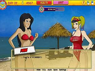 Sexy Ninja Feels Intense Pleasure