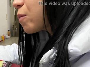 Beautiful petite young slut leaves with a fan she just met, eager for gay encounters.