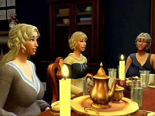 In Sims 4, these old fuckers are having wild sex, sucking cocks, fucking asses, and getting cumshots.