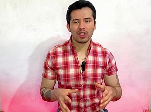 straight friend lets gay buddy suck his 23cm endowed cock, oral and big ass action.