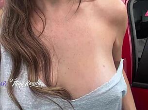 we fucked in the street and he creampied me