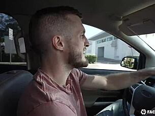 Mackenzie Brings Home Rideshare Cocks For Intense Double Teaming