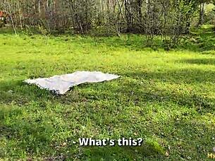 Strange Girl Demands Woods Fuck