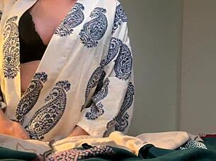 Stepmother was CAUGHT by her STEPSON in her BEDROOM while she CUMMING