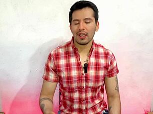 straight friend lets gay buddy suck his 23cm endowed cock, oral and big ass action.