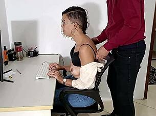 Mature4K Cockblock For A Mature, Watching Her Lover's Tits And Sex