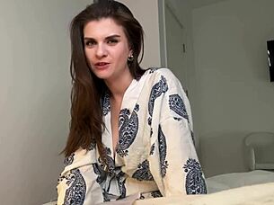 Stepmother was CAUGHT by her STEPSON in her BEDROOM while she CUMMING