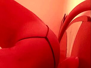 hot redhead nurse collects sperm sample pov