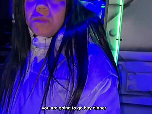 Beautiful petite young slut leaves with a fan she just met, eager for gay encounters.