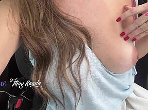 we fucked in the street and he creampied me