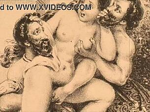 vintage erotic drawings