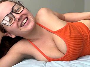 GINGER STEP MOM RIDES AND CREAMPIES YOUR DICK!