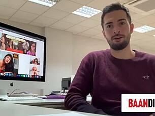 Hot blonde milf in intense sexual situation