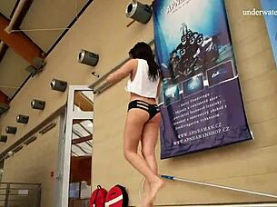 Horny Teen Reveals Sexy Body