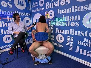 Blaze Rager enjoys hard anal with huge cock Juan Bustos