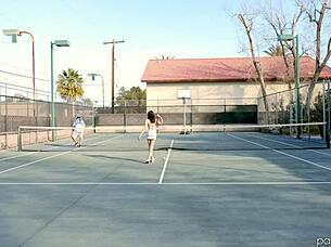 Selina Imai Loses Pickleball Game And Gets Pussy Stuffed. Skinny Brunette Enjoys Blowjob And Missionary