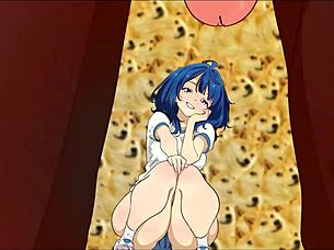 a man was offended by calling his penis small 18+ but he got back at the offender and stuck his penis up to her throat anna yanami too many losing heroines hentai cartoon parody 2025