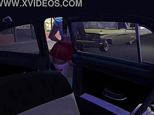 Hot rod dancer alexxa shakes her ass