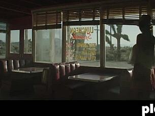 Perfect Brunette Alexandra Tyler Poses Outdoor Exposing Big Tits