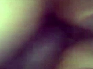 Enjoying intense pleasure through the back with big tits and orgasm