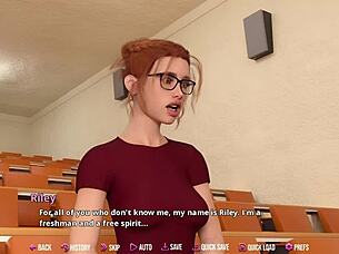 College girlfriend masturbates thinking of me while watching porn 😍