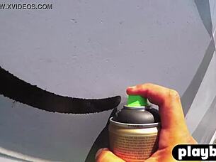 Perfect Brunette Alexandra Tyler Poses Outdoor Exposing Big Tits