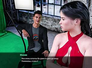 Beautiful 3D animated porn with cowgirl position and double penetration