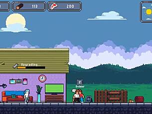 In the deep forest love hotel game, the cute Asian dancer gets multiple creampies